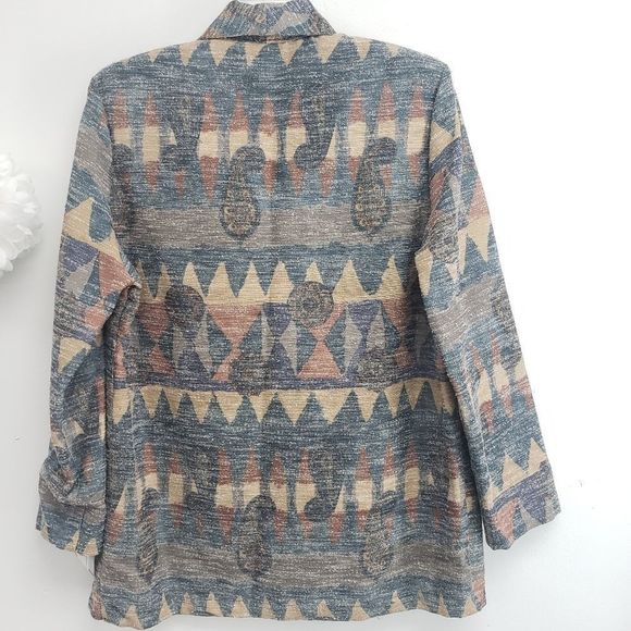 Vintage Raphael Lorenzo Southwest Jacket Blazer Size Large - Picture 10 of 13